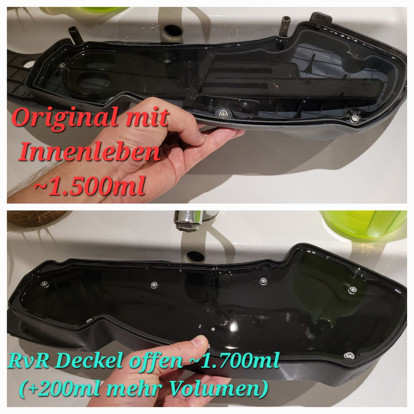 Piaggio Maxi - offener Airbox Luftfilterkasten Deckel