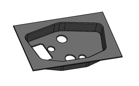 Piaggio - Tachoeinfassung zum einspachteln