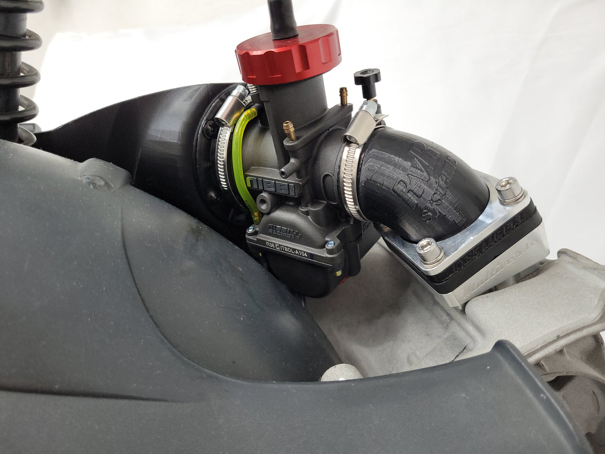 Piaggio Maxi - AIRBOX und VForce3 KX85 Spacer KIT