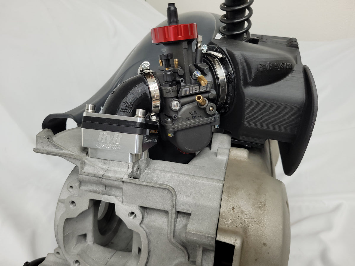 Piaggio Maxi - AIRBOX und VForce3 KX85 Spacer KIT