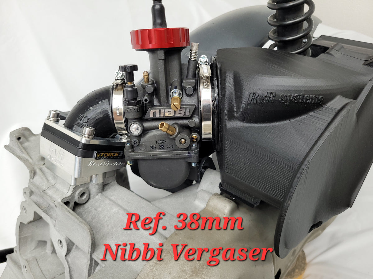 Piaggio Maxi - AIRBOX und VForce3 KX85 Spacer KIT