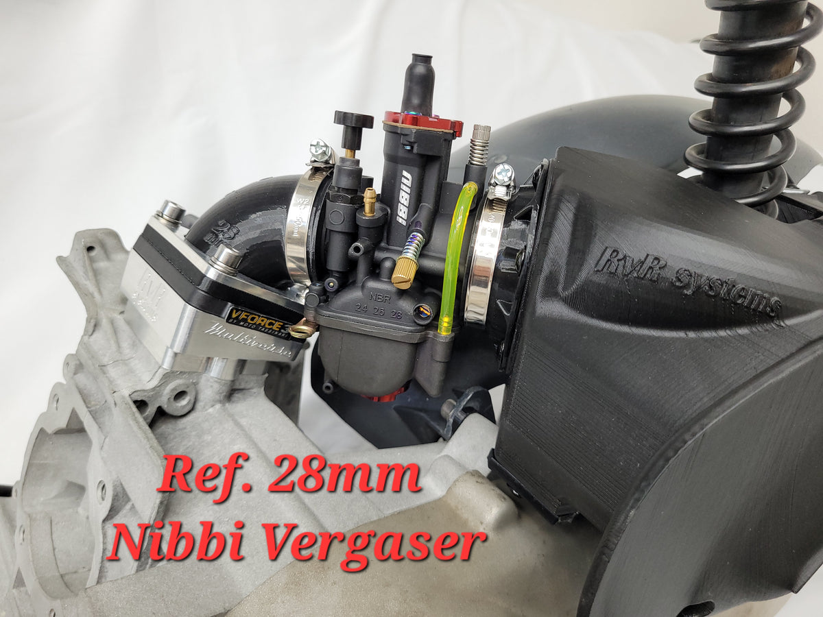 Piaggio Maxi - AIRBOX und VForce3 KX85 Spacer KIT