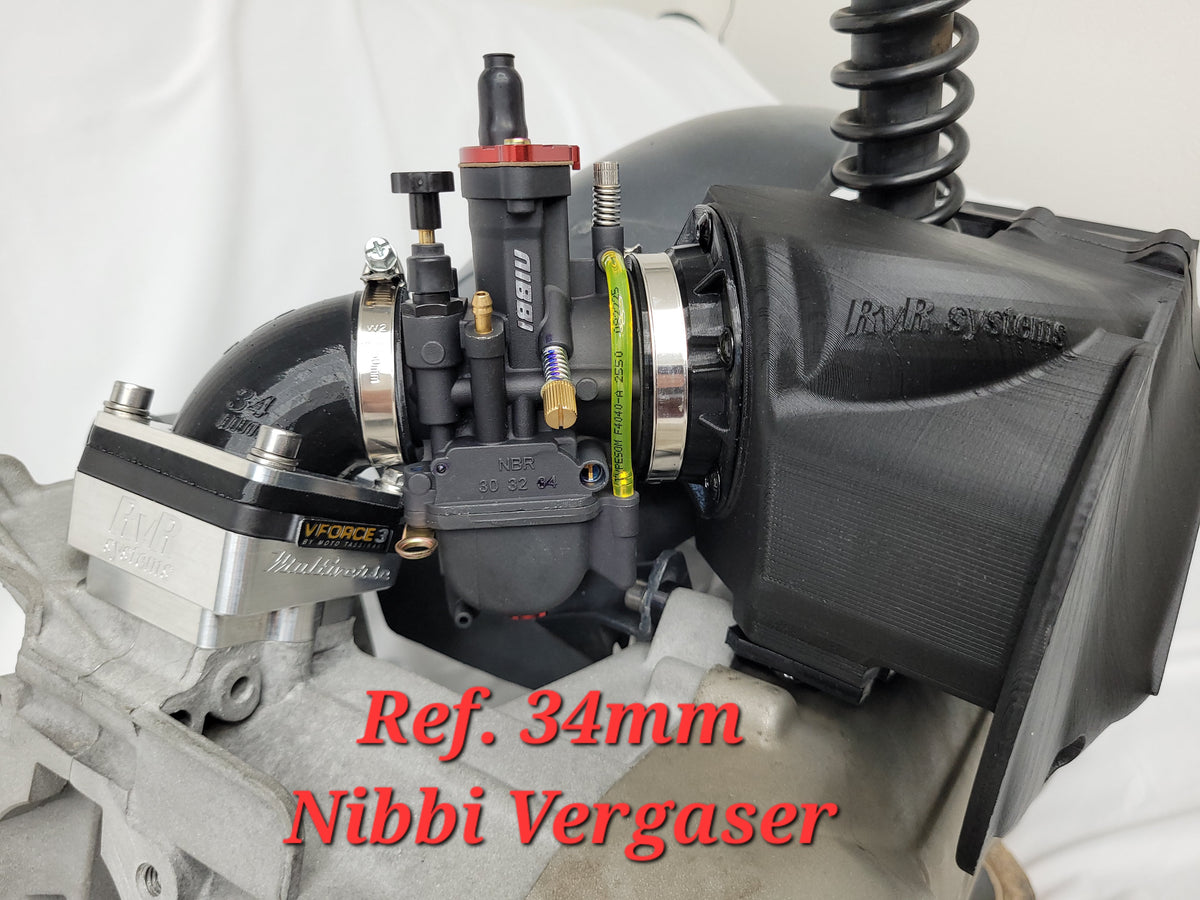 Piaggio Maxi - AIRBOX und VForce3 KX85 Spacer KIT