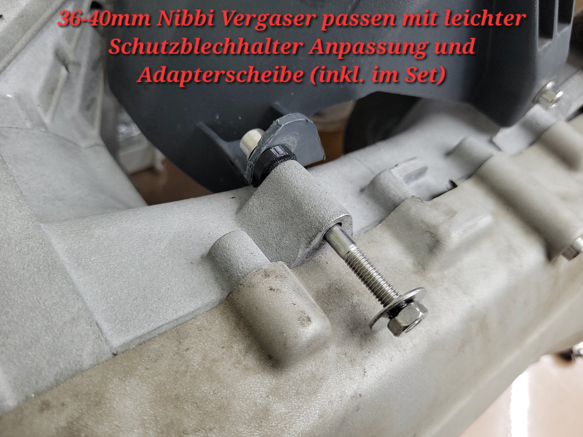 Piaggio Maxi - AIRBOX und VForce3 KX85 Spacer KIT