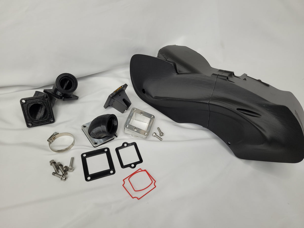 Piaggio Maxi - AIRBOX und VForce3 KX85 Spacer KIT
